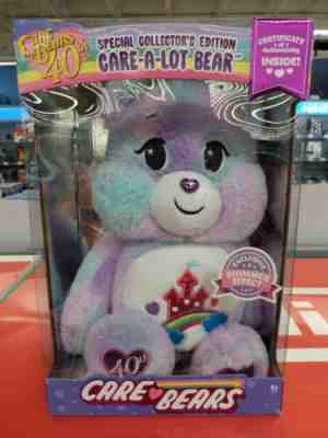 CARE BEARS 40th Anniversary Care - A - Lot Bear 2022 SHIMMER EFFECT IN HAND