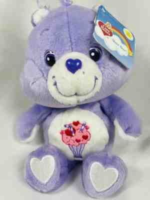 20th Anniversary Share Bear Care Bear Heart Milkshake Purple Vintage Tags 2002
