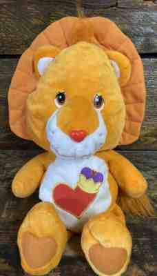 Care Bears 18â? Jumbo Brave Heart Lion Stuffed Animal RARE Modified