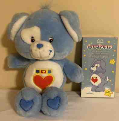 Care Bear Cousin: Loyal Heart Dog 13 inch Plush with VHS. 2004.