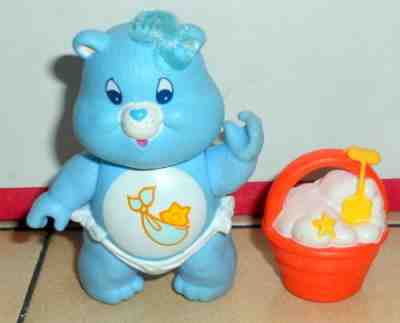 Kenner CARE BEARS Baby Tugs Poseable with Bucket Vintage 80's