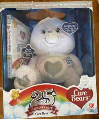 2007 Special Collectors Edition 25th Anniversary Care Bear with DVD New in Box