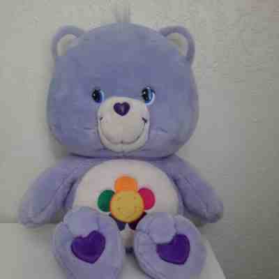 Care Bears RARE 2003 Jumbo 26â? Plush Harmony Purple Care Bear