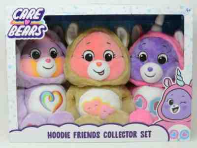 Care Bears Hoodie Friends Collector Set 3 Pack
