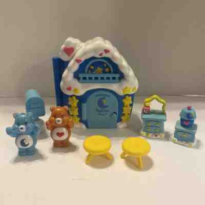 Bedtime Bear's Care-a-lot House 8-Piece Care Bears Playset 31040 Complete 2003