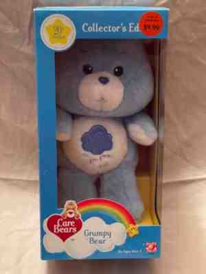 2003 GRUMPY Care Bear New In Box 20th Anniversary Collector's Edition Bears Toy