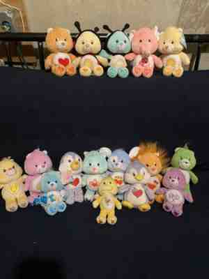 2000's Care Bears 4-7 Inch Plush Lot Of 16 Some NWT