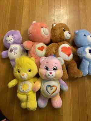 Care Bears Lot Build A Bear Love Grumpy Tender Funshine Sing Share Rainbow Heart