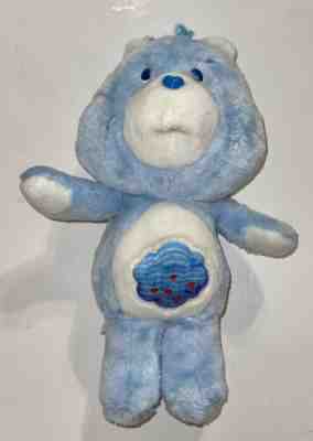 Care Bears Vintage Grumpy Blue Bear 13 Inch Plush Stuffed Animal 1983 Rare HTF