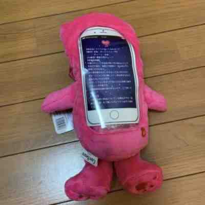 Care Bear Smart Phone iPhone Case Pouch Plush New Japan Pink