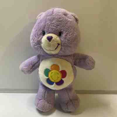 Harmony Bear - Purple - Care Bear (2003) Soft Toy Plush Model Figure - cn09905