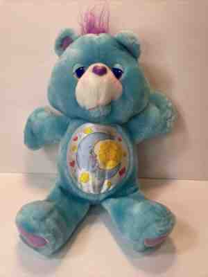 Kenner 1991 Environmental Care Bears Plush Bedtime Bear Vintage 12 inch