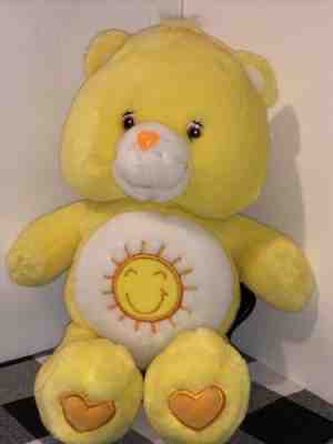 Care Bear Funshine 2002 Yellow Plush 11 inch