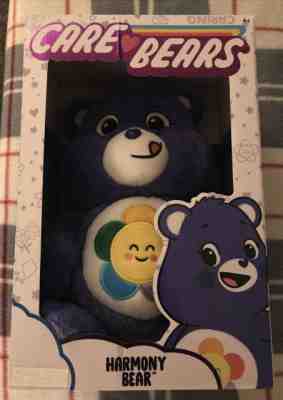 Brand New Care Bears 14 inch Purple Harmony Bear Daisy - Exclusive 2021 New