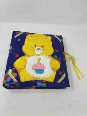 Vintage 1980s Care Bears 3 Ring Fabric Binder With Inserts Retro-EXTREMELY RARE!