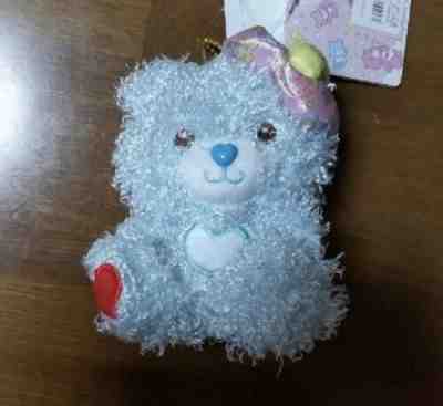 Care Bear KikiLala Plush Toy Mascot Ball Chain Blue Japan New