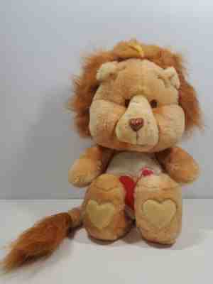 Vintage 1984 Kenner Care Bear Cousins Braveheart Lion Plush Brave Heart