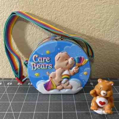 Care Bears Lot Candy Tin w TCFC Mini Bear Exc Cond FREE SHIPPING