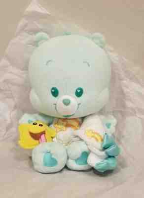Care Bears 2004 Green Wish Cub W/ Star And Blanket 11