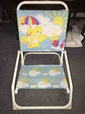 Very Rare Care Bears Kids Beach Chair Foldable 2006 Funshine