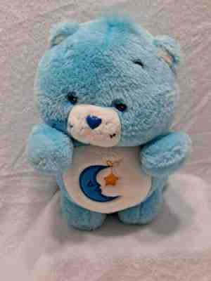 2003 Care Bears Bedtime Bear Praying Bear Plush; Works! Blue w/Moon; Religious