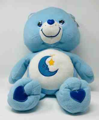 Care Bears Bedtime Bear Jumbo 22â? Blue Plush 2003 Moon Yellow Star Embroidered
