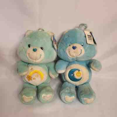 2002 Care Bears Cuddle Pairs Plush Bedtime Bear Wish Bear 10
