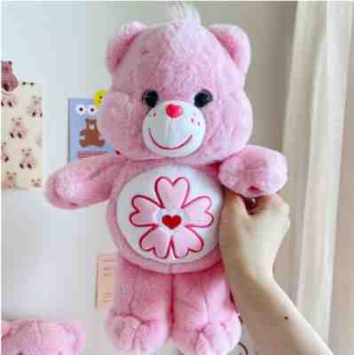 Care Bears Cherry Blossom Pink New Official Licensed Plush Care Bear Doll 27cm