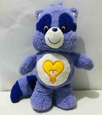 Care Bears Cousins Bright Heart Raccoon 14â? Kenner Purple Lavender Plush 2016