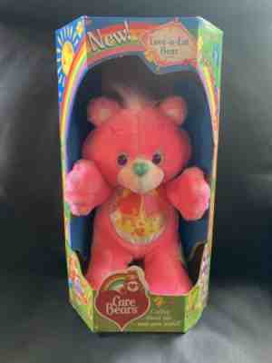 Vintage New in Box 1991 Kenner Care Bears Love a Lot Bear Plush 12