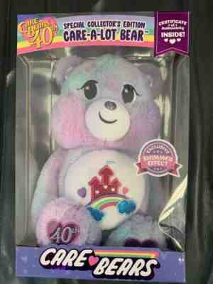 CARE BEARS 40TH CARE-A-LOT BEAR SHIMMER EFFECT 2022 IN HAND