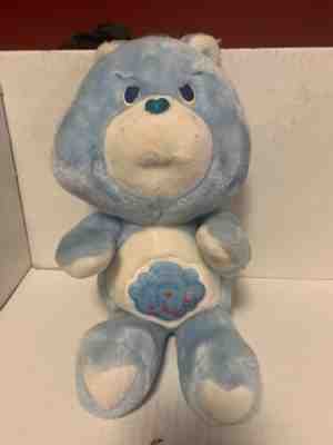 Care Bears Vintage Grumpy Blue Bear 13 Inch Plush Stuffed Animal 1983 Rare