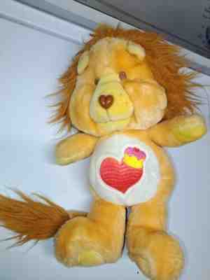 Vintage 1984 Kenner Care Bear Cousins Braveheart Lion Plush Brave Heart