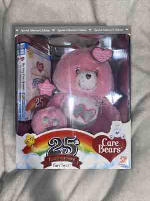 Care Bear LOVE A LOT 25th Anniversary Swarovski Crystal Collectors Edition Plush