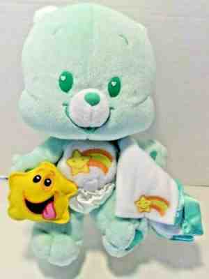 Care Bear Cubs Wish Bear with Star & Blanket Stuffed Animal Plush 11â? 2004