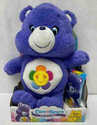 Care Bears Purple Harmony Bear Plush 2015 Sun Flower 12