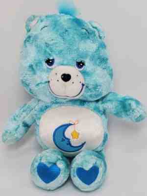 Care Bears Bedtime Bear Blue Plush Moon Stars Stuffed Animal 2004 Toy
