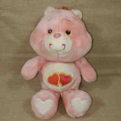 Vintage 1980s Love-a-Lot Bear Care Bears Pink Hearts Kenner 13