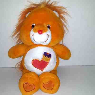 Care Bear Cousin Brave Heart Lion Plush Orange Stuffed Animal 13