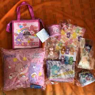 Care Bear 15 Girls Gift Set Lunch Box Bag Cushion Clip Album Pouch Key Holder