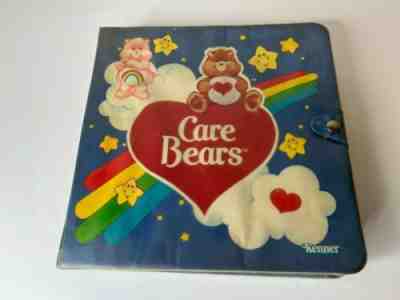 Vintage 80's Care Bears Kenner Carrying Storage Collector Case Binder Bear Box