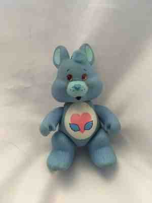 Vintage 1980â??s Care Bears Swift Heart Rabbit Care Bear Cousin Poseable Figurine