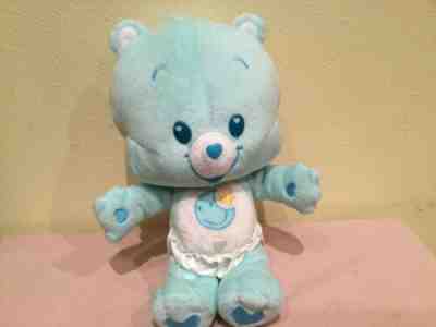 2004 PLAY ALONG PLUSH CARE BEAR WIGGLES AND GIGGLES BEDTIME CUB, 12 INCHES, EUC