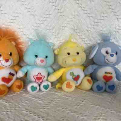 Lot of Care Bear Cousins: Lion, Monkey, Dog and Cat (no tags)