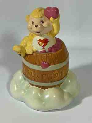 Vintage Care Bears Cousins Playful Heart Monkey 6â? Bank Figurine