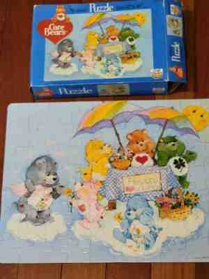 Care Bears Puzzle 70 Piece 12"x16" Vintage 1984 Craft Master Puzzle COMPLETE
