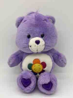 Care Bears Talking Harmony Bear 2003 Purple Plush 13