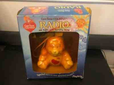 Care Bear Cousins Radio new in box Lion Heart Playtime vintage