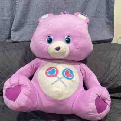 Rare Extra Large 40â? Care Bears Share Bear Stuffed Plush 2013 Jumbo NWT