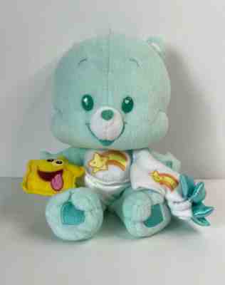 Rare 2004 Care Bear Cub Wish Cub Star & Blanket Toy